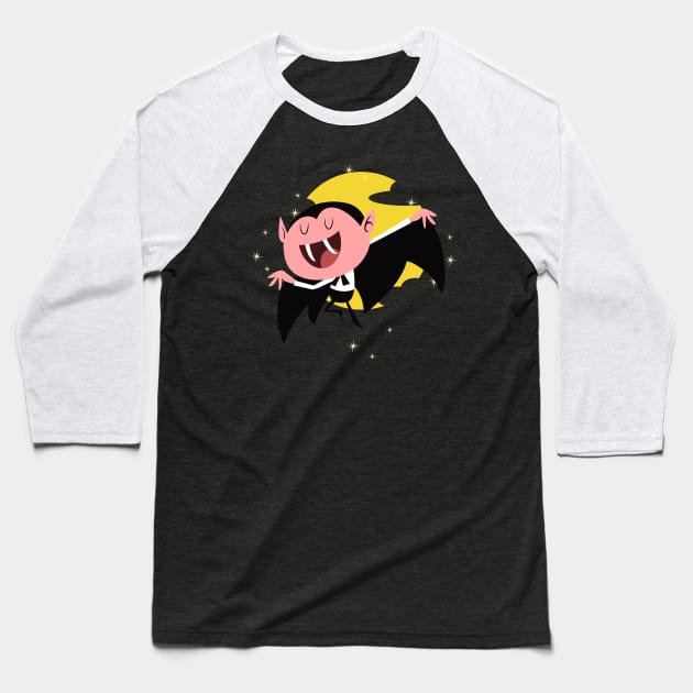 dancing dracula Baseball T-Shirt by richhwalsh